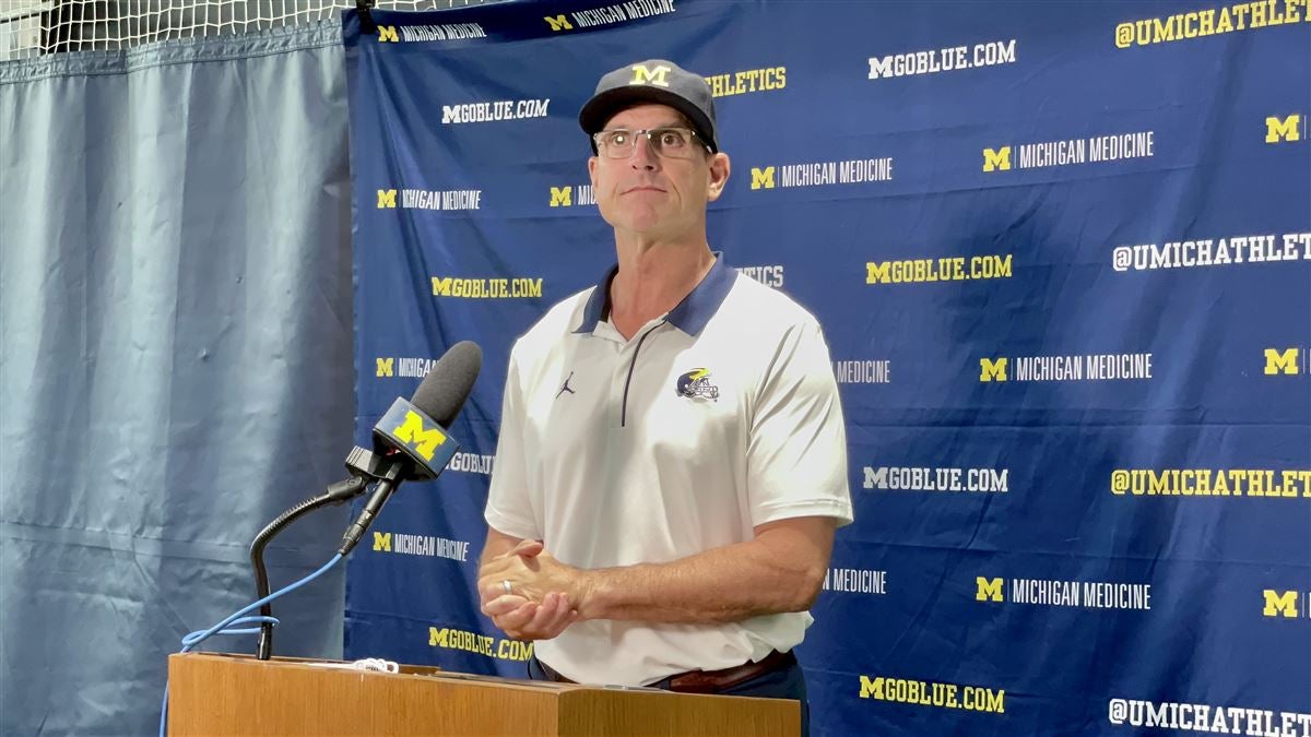 Everything Jim Harbaugh Said During His Pre-Nebraska Media Availability