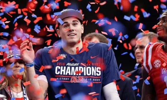 Past Ole Miss Gunslinger Chad Kelly Named CFL's Most Outstanding Player