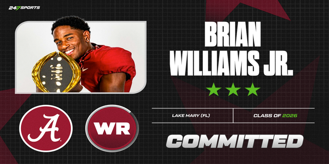 6-foot-4 Orlando (Fla.) WR Brian Williams Jr. commits to Alabama over Penn State, Florida & others 