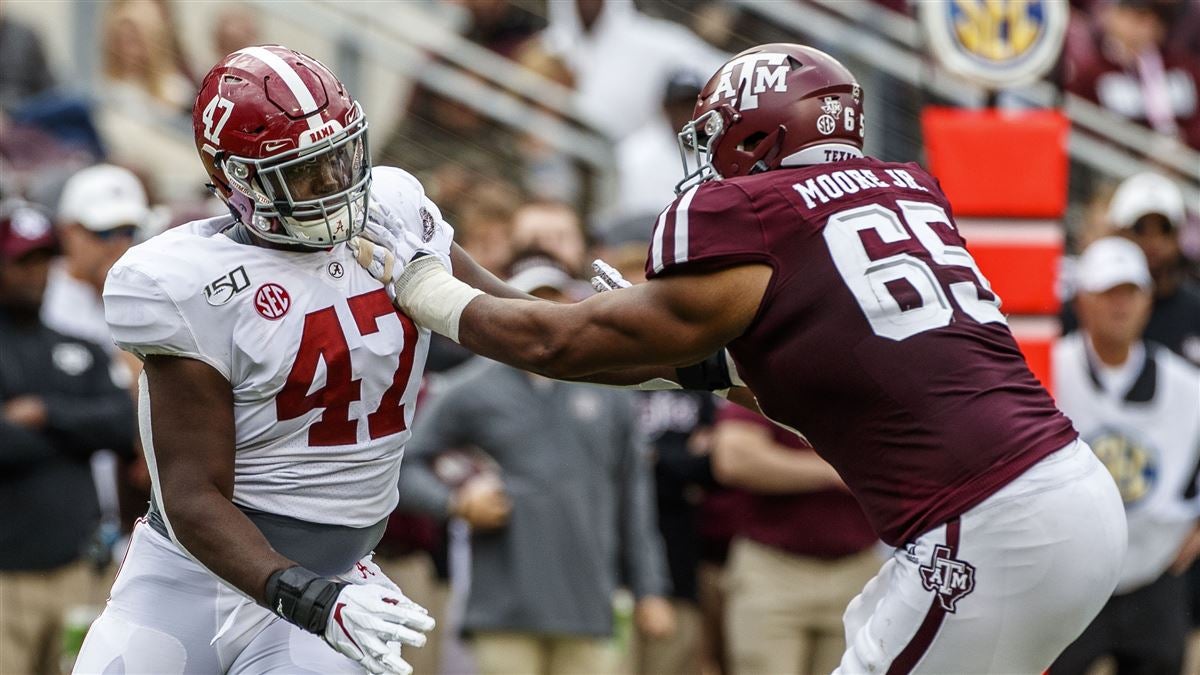 Byron Young Alabama Strong Side Defensive End