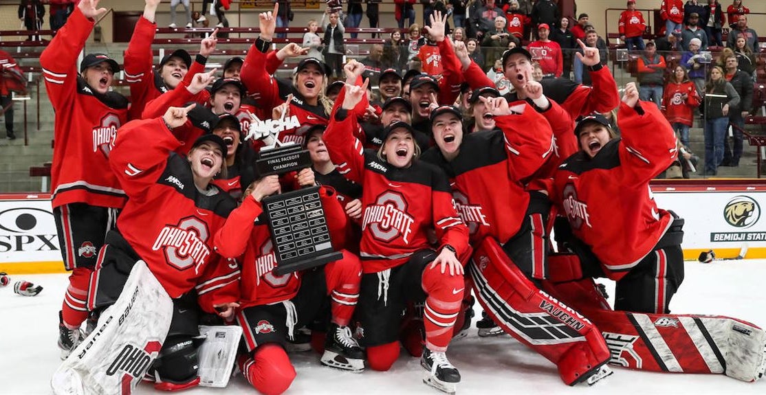 OSU 'Good News' Women's hockey wins WCHA championship