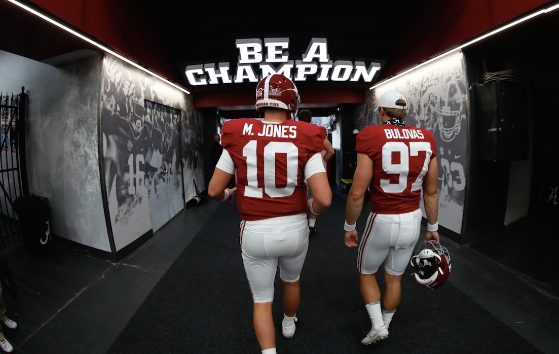 Mac Jones reflects on what he learned from Jalen Hurts at Alabama