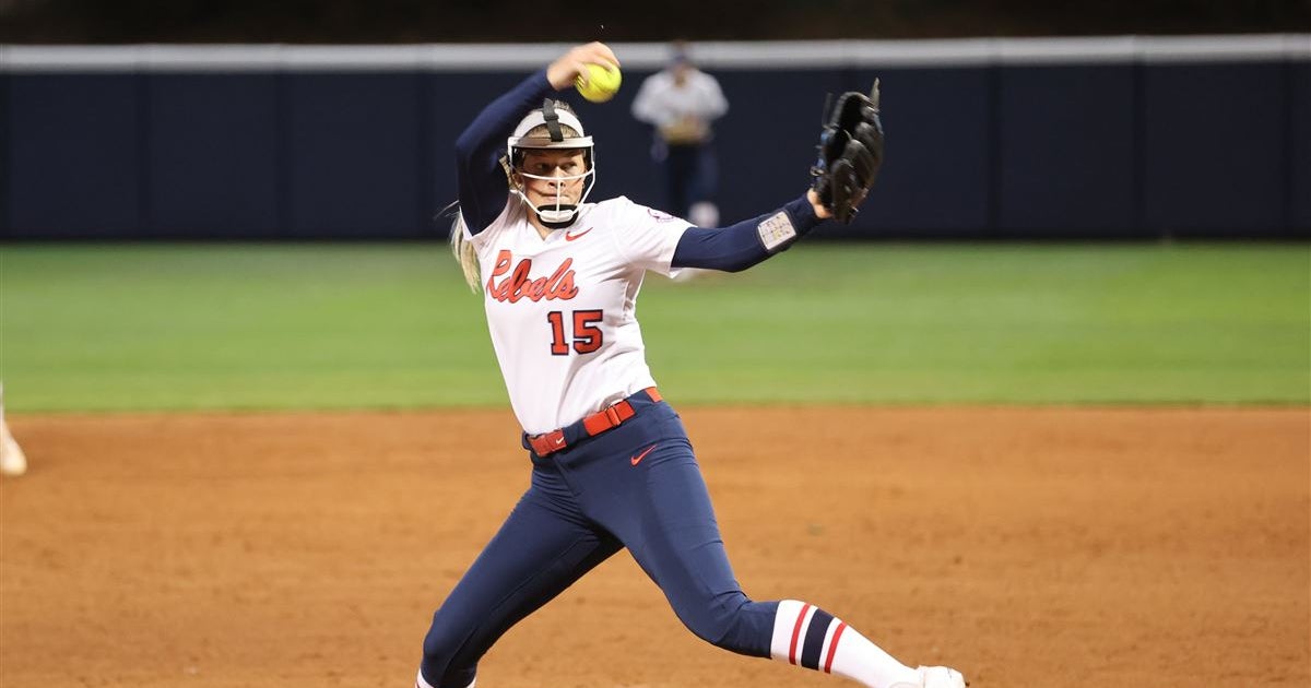 Ole Miss softball sweeps day one of Ole Miss Classic
