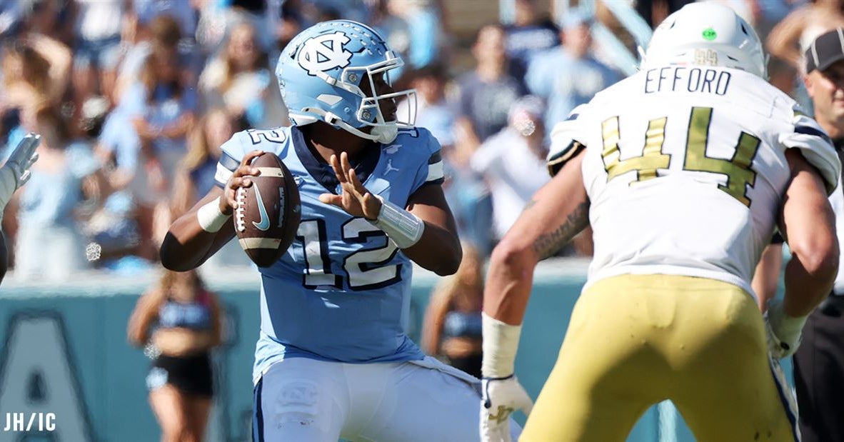 UNC Quarterback Jacolby Criswell Navigates Risk-Reward on Taking Hits UNC Quarterback Jacolby Criswell Navigates Risk-Reward on Taking Hits