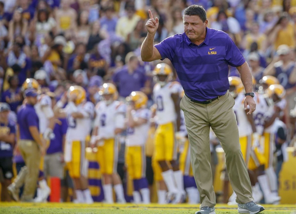 Everyone missed Ed Orgeron. I missed him too, and he wanted to