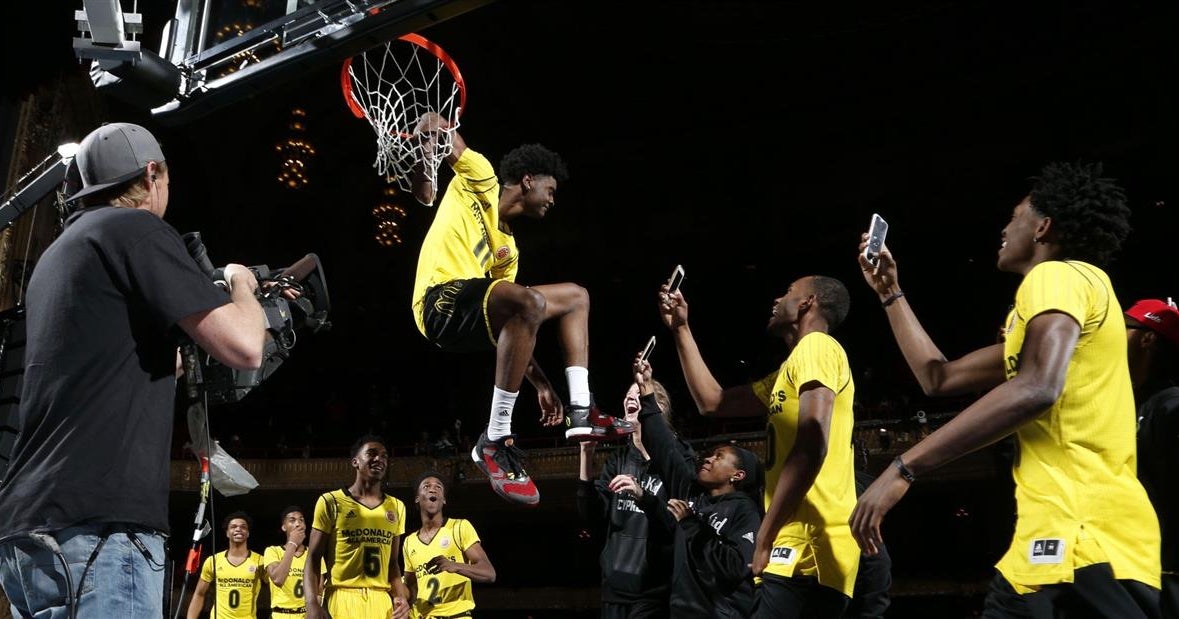 Photos from the McDonald's AllAmerican Dunk Contest