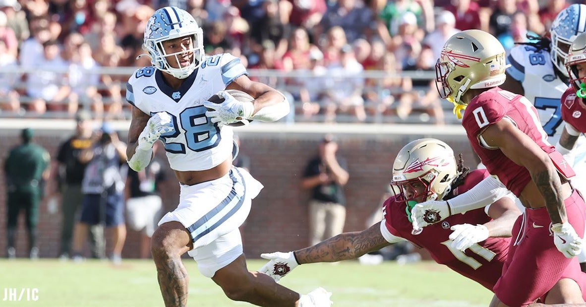 Omarion Hampton Runs Wild as North Carolina Slams Florida State