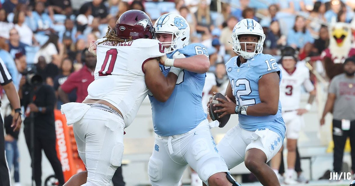 North Carolina's Offensive Line Adjusting On The Fly