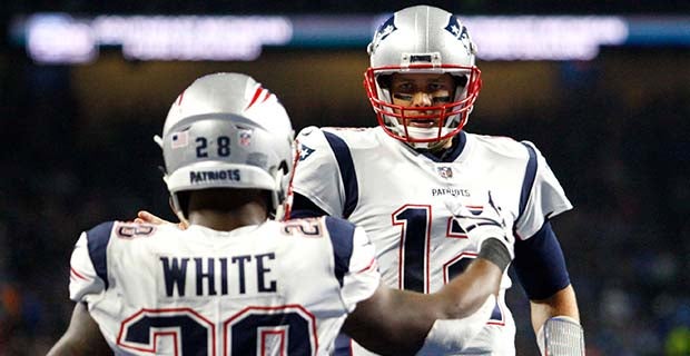 Patriots' Tom Brady still hasn't found jersey, says James White should be  MVP