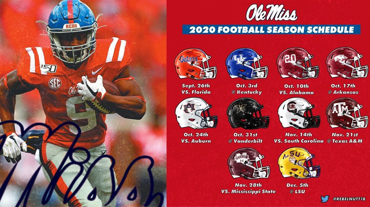 Ole miss deals 2020 football schedule