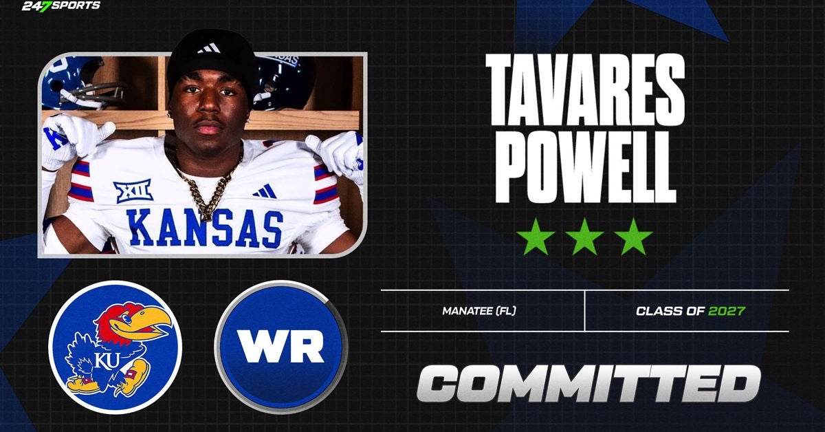 Productive WR Tavares Powell commits to Kansas