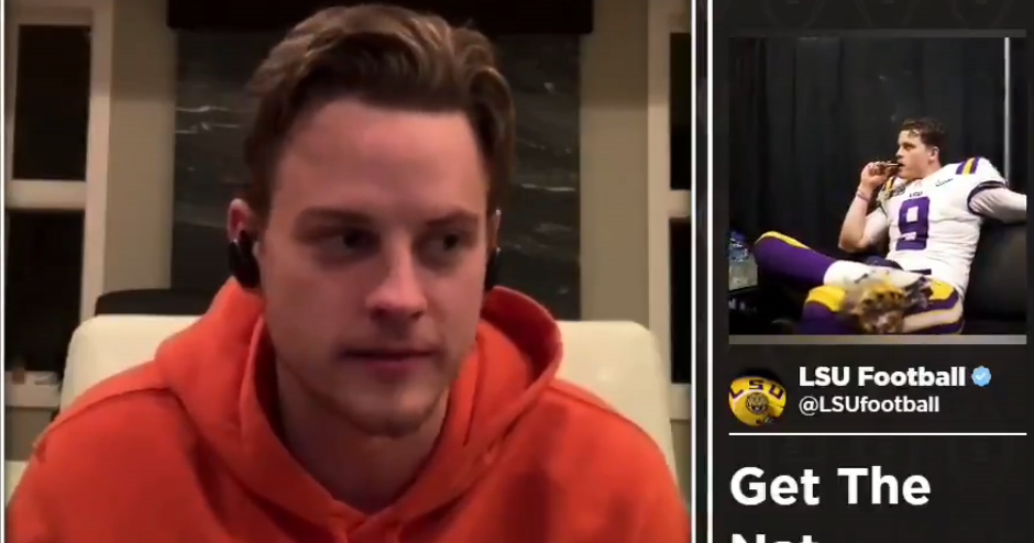 Munir el haddadi morocco Joe Burrow tells story behind National Championship cigar celebration