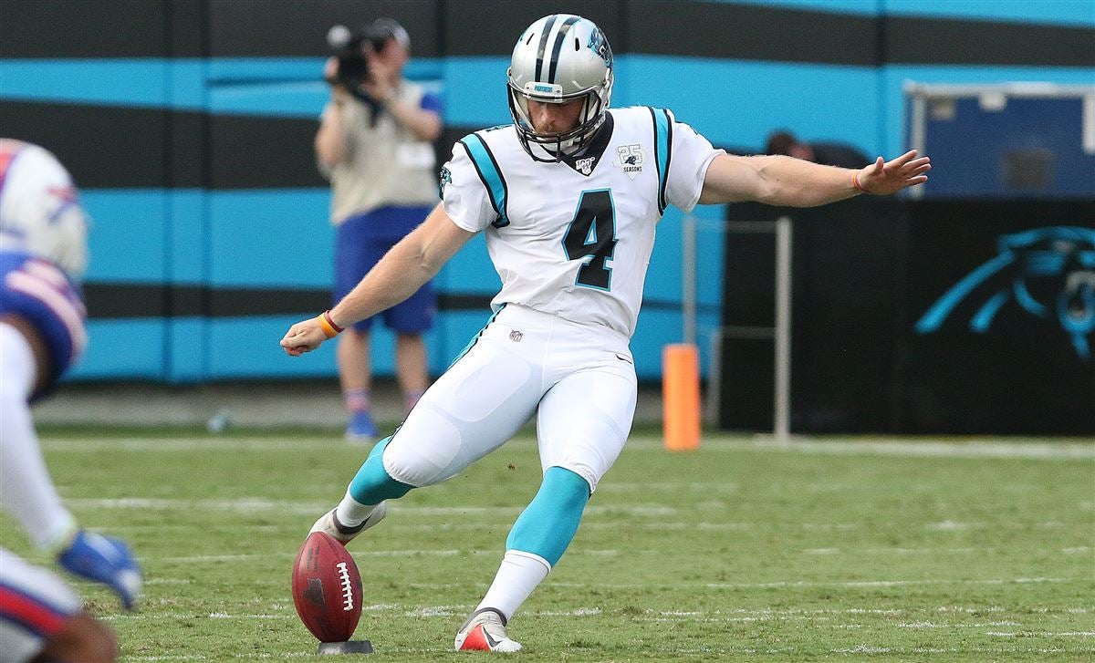 Former Virginia Tech kicker Joey Slye released by the Panthers