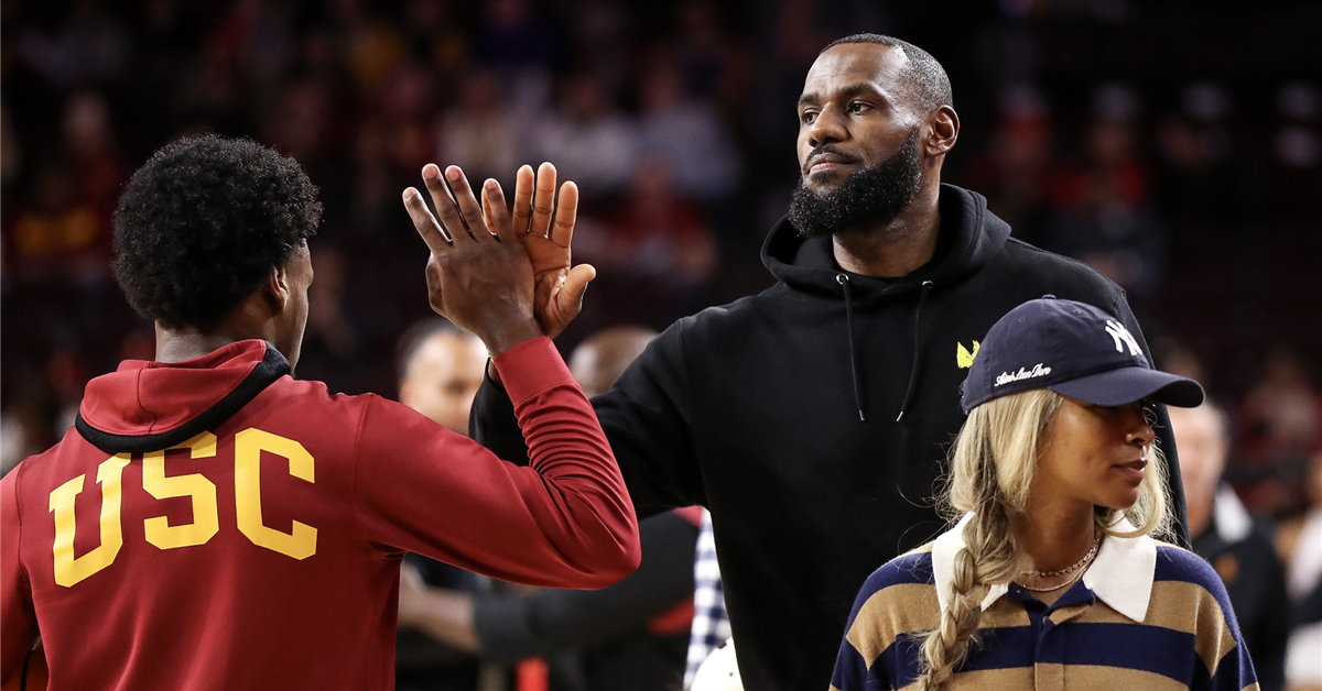 LeBron James addresses Bronny James, 2024 NBA Draft: 'It's up to him'