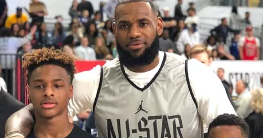 LeBron James says he wants to play with his son in NBA 