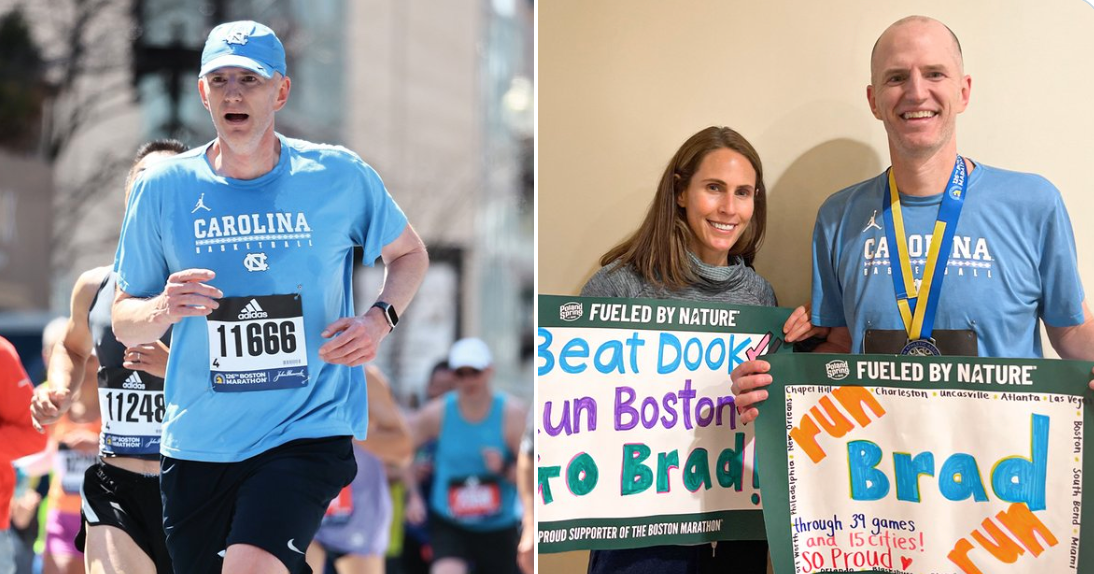 UNC Basketball Assistant Coach Brad Frederick Completes Boston Marathon UNC Basketball Assistant Coach Brad Frederick Completes Boston Marathon