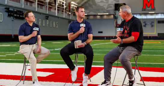 What impressed and concerned the BTN crew during its visit to Maryland football camp?