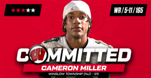Athletic, play-makng WR Cameron Miller commits to Wisconsin