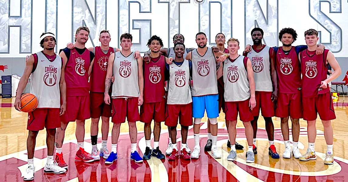 Klay Thompson scrimmages with Cougs in surprise return to WSU