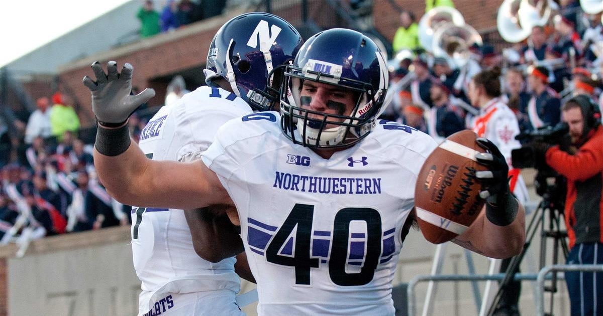 Patriots' Nick Caserio attends Northwestern pro day