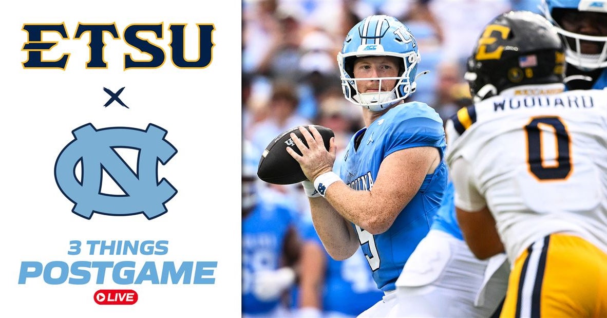 3 Things | UNC Cruises Past ETSU In Home Opener