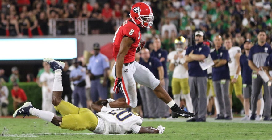 For future Georgia WR Dominick Blaylock, life, sports and family are so  much more than a name - The Athletic