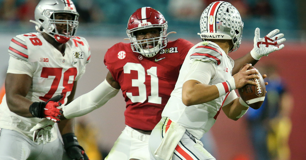 Alabama football Will Anderson picked best linebacker by Kirk Herbstreit