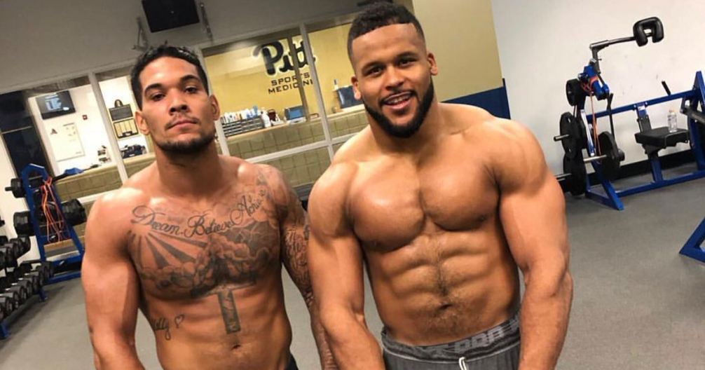 James Conner shows off recent progress with Aaron Donald James Conner shows off recent progress with Aaron Donald