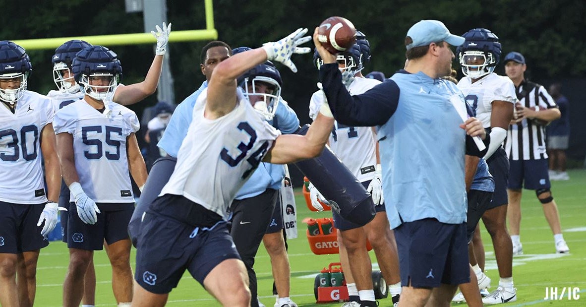 UNC Linebacker Caleb LaVallee Progressing, Understanding Standard UNC Linebacker Caleb LaVallee Progressing, Understanding Standard