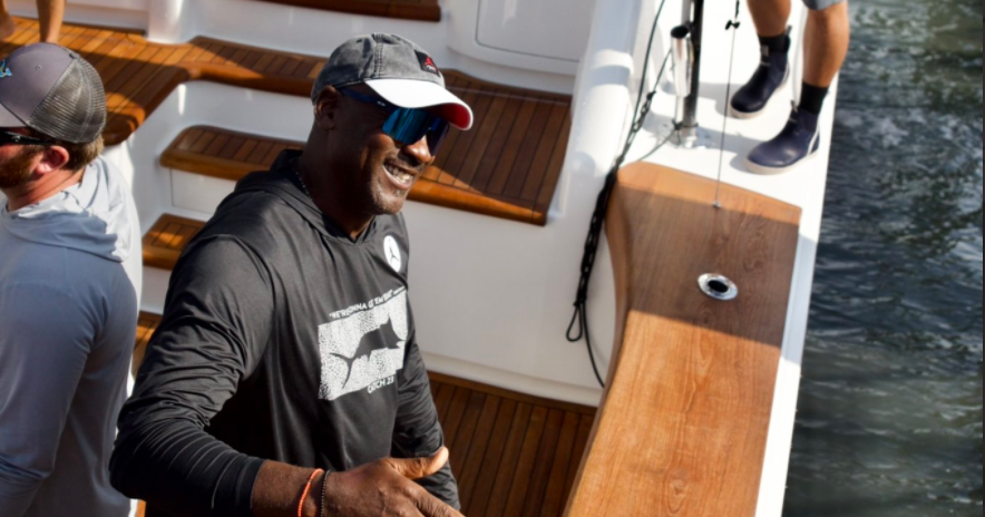 Michael Jordan's Boat 'CATCH 23' Takes Lead in Big Rock Dolphin Category Michael Jordan's Boat 'CATCH 23' Takes Lead in Big Rock Dolphin Category