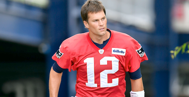 Tom Brady wore a shirt with a young TB12 on as he arrived for Green Bay  Packers clash