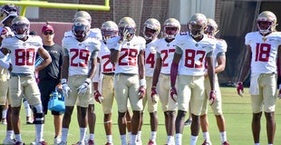 WRs building bond after initial tension between vets, freshmen WRs building bond after initial tension between vets, freshmen