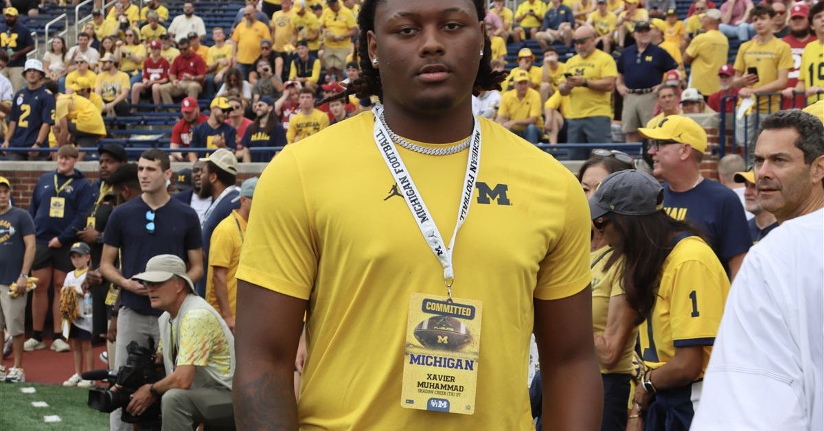 Top247 DL commit Xavier Muhammad still feels good about Michigan; recaps Texas visit