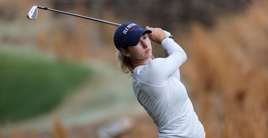 Ole Miss women's golf in fifth heading into final 18 at Moon Golf ...