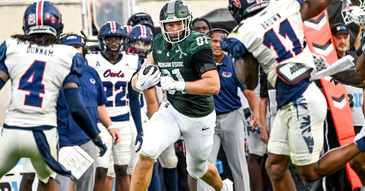 Texas lands Michigan State TE Michael Masunas out of transfer portal