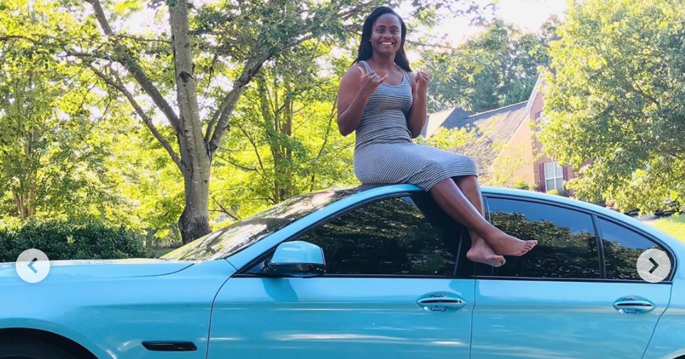 Ivory Latta Receives Carolina Blue BMW for Birthday Ivory Latta Receives Carolina Blue BMW for Birthday