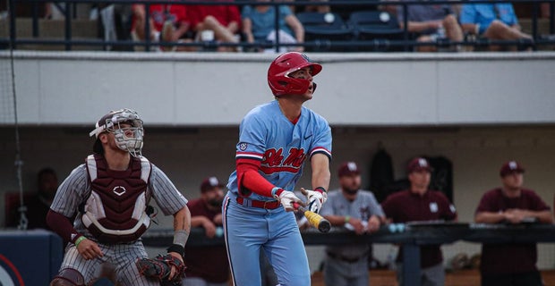 Ole Miss Baseball - Classic pinstripes for the Swayze Opener