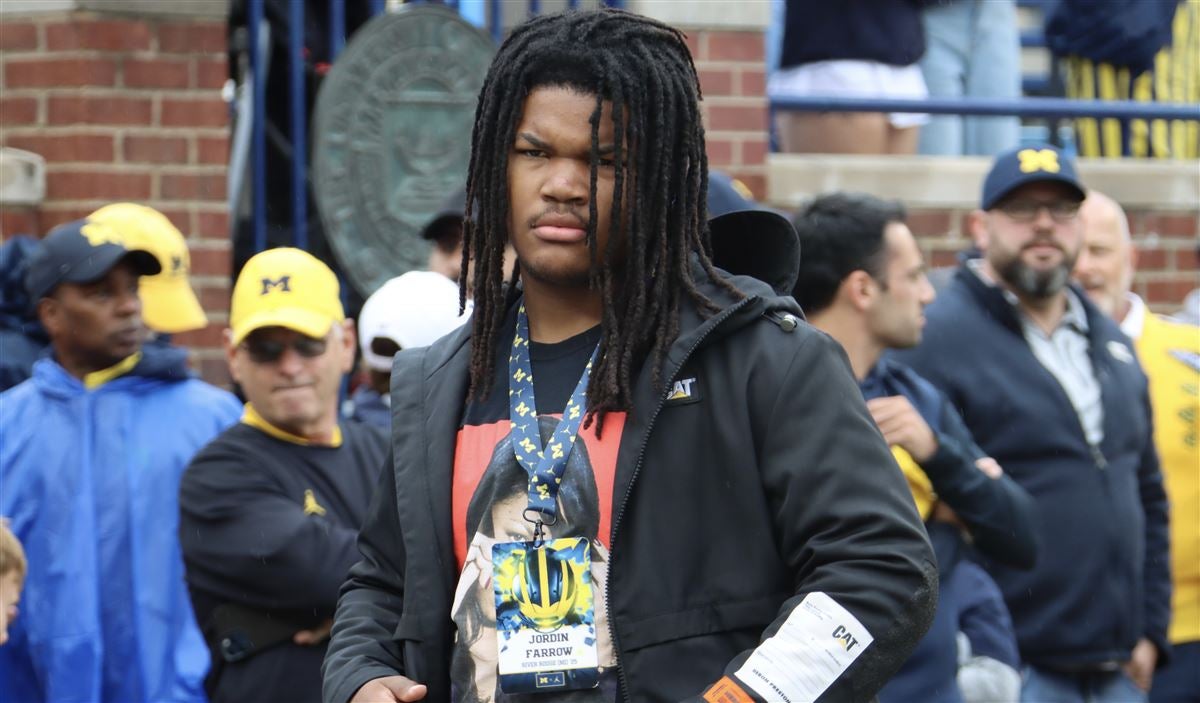 Emerging 2025 In-state DL Jordin Farrow gives U-M visit high marks