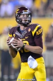 Taylor Kelly Arizona State Sun Devils #10 Football Jersey - Black