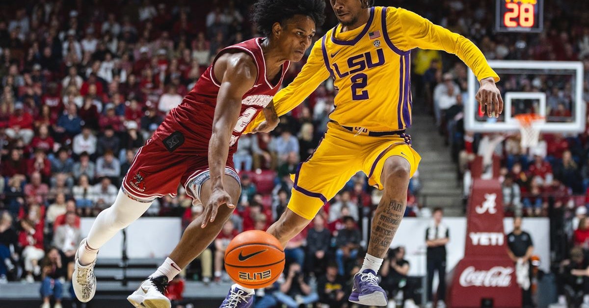 Aden Holloway shines again as Alabama men’s basketball muscles through LSU