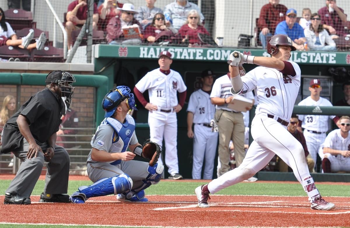 Nathaniel Lowe Prospect Video, 1b, Mississippi State University 