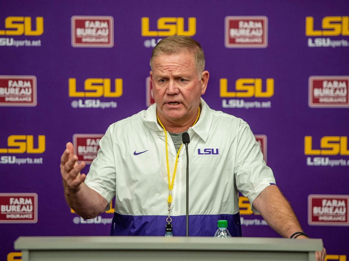 Everything LSU coach Brian Kelly said to open up 2024 spring practice