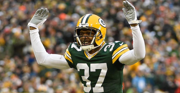 Green Bay Packers' Tyler Goodson during an NFL preseason football