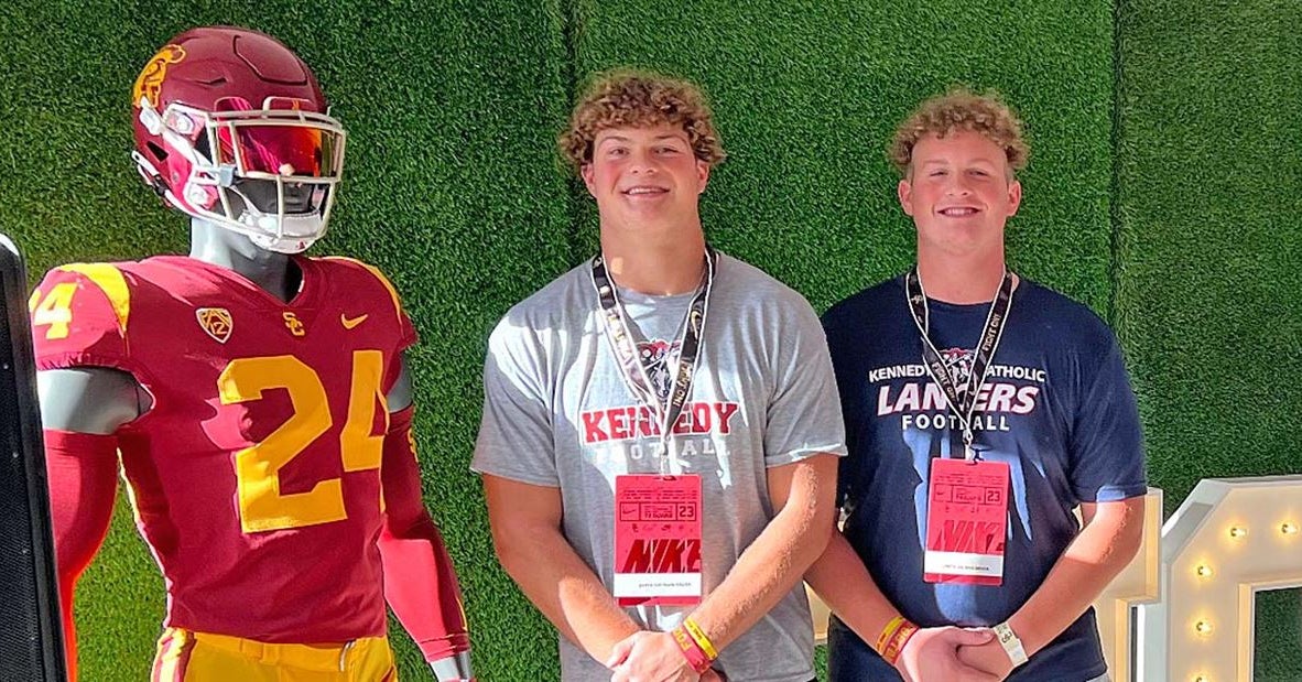 2026 edge Derek Colman-Brusa talks USC unofficial visit