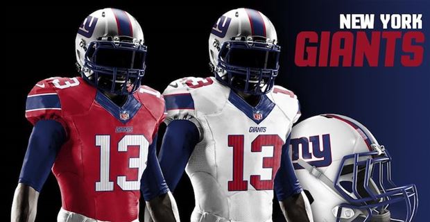 new york giants new uniforms 2020