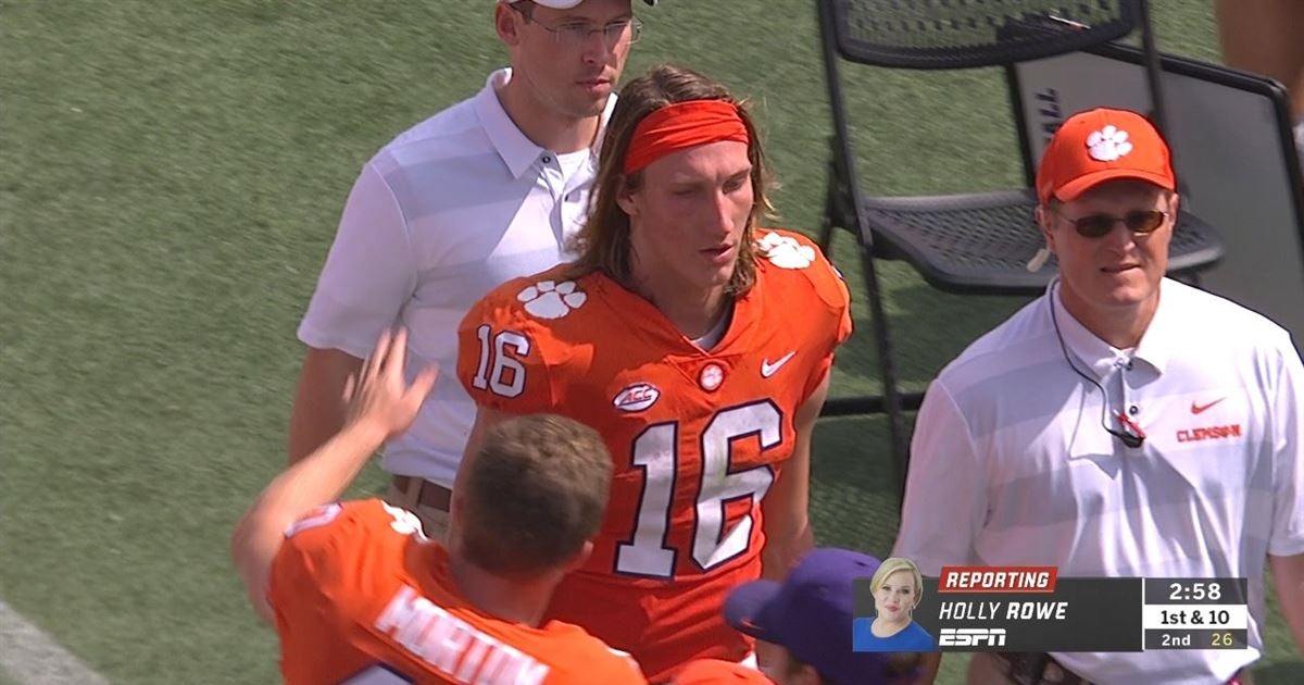 Clemson Qb Trevor Lawrence Not Expected To Return Vs Syracuse
