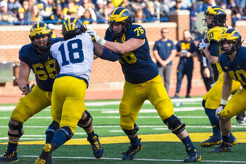 Michigan OL Ryan Hayes goes to Miami Dolphins in NFL draft Round 7