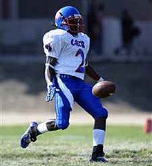 Boise State wide receiver Titus Young #4 after the NCAA football