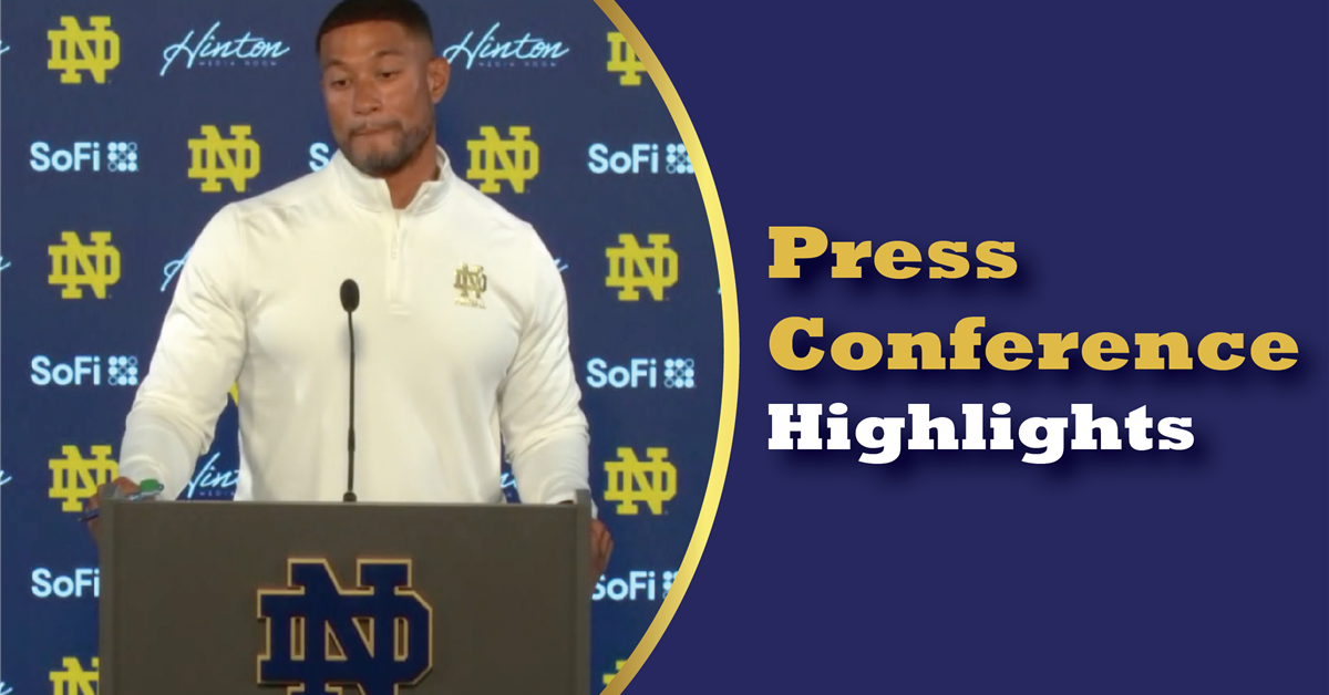 Highlights from Marcus Freeman's Monday Press Conference (Rice)