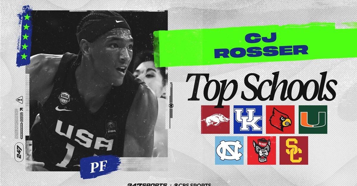 2027's No. 2 ranked player CJ Rosser has locked in seven official visits